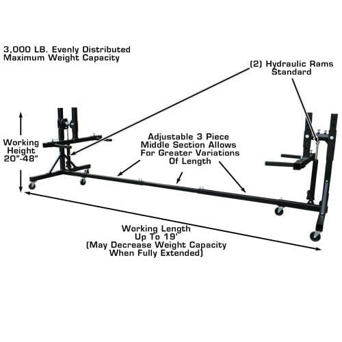 Atlas Auto SPINS Rotisserie W/ Adapters Height