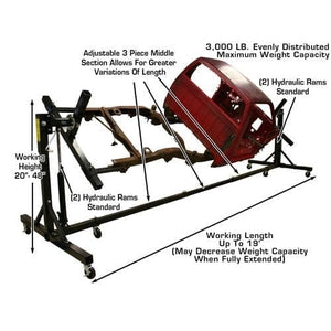 Atlas Auto SPINS Rotisserie W/ Adapters Length