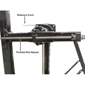 Atlas Auto SPINS Rotisserie W/ Adapters Rod Adjuster