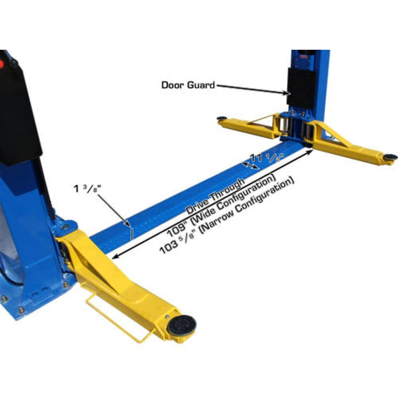 Atlas BP12000X 12,000 lb Baseplate 2 Post Lift Runway