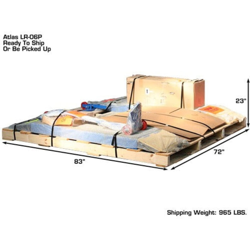 Atlas LR06 6,000 lb Portable Low Rise Lift in a box