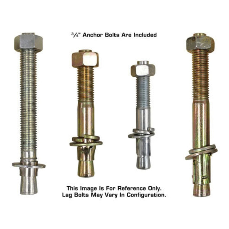 Atlas OHX10000X 10,000 lb Extra Tall 2-Post Lift with anchor bolts