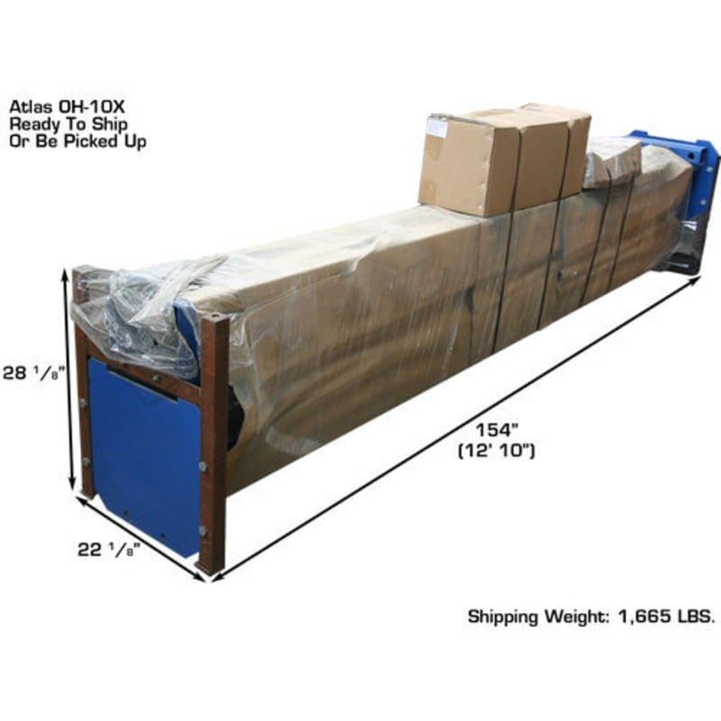 Atlas OHX10000X 10,000 lb Extra Tall 2-Post Lift in a box