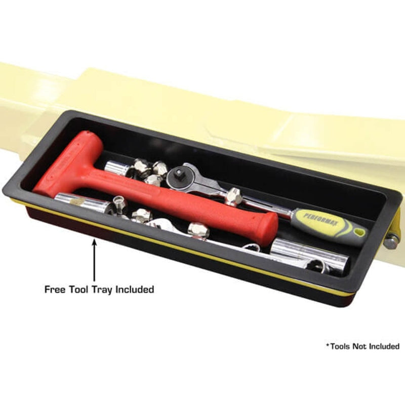Atlas OHX10000X 10,000 lb Extra Tall 2-Post Lift with tool tray