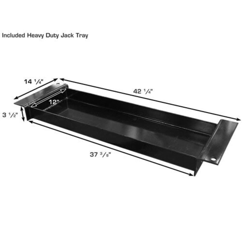 Atlas Garage PRO8000EXT 8,000 lb Extra Tall 4-Post Lift with heavy duty Jack tray