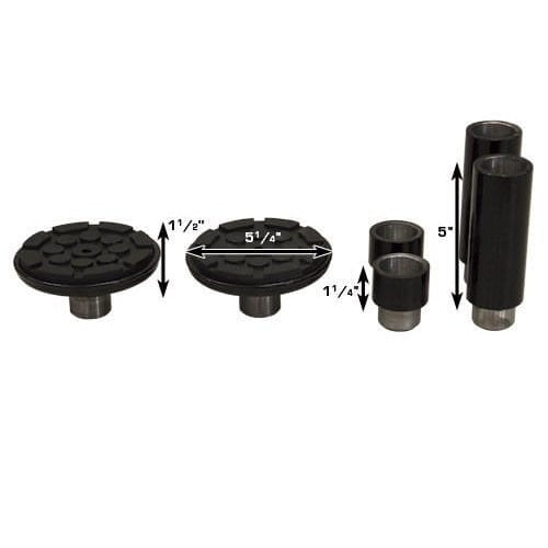 Atlas PRO8000EXT-L 4 Post Lift + RJ35 Sliding Jacks Combo Accessories