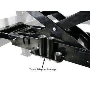 Atlas PRO8000EXT-L 4 Post Lift + RJ35 Sliding Jacks Combo with truck adapter storage