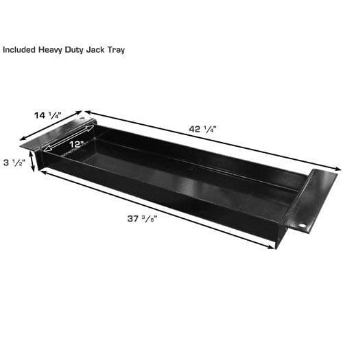 Atlas PRO8000EXT-L 4 Post Lift + RJ35 Sliding Jacks Combo with heavy duty jack tray