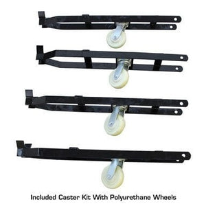 Atlas PRO8000EXT-L 4 Post Lift + RJ35 Sliding Jacks Combo with Polyurethane wheels