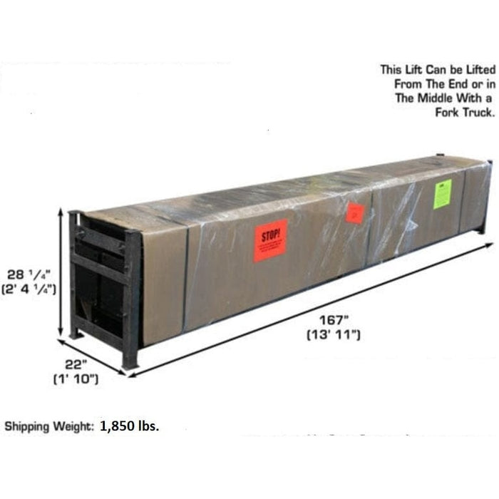 Atlas PRO8000 4 Post Lift + RJ35 Sliding Jacks Combo in a box