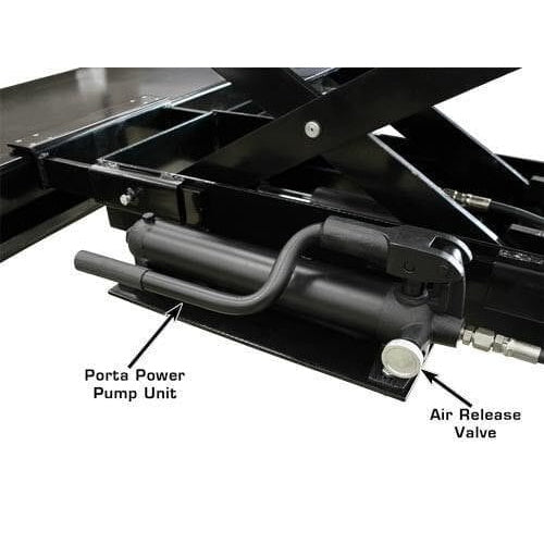Atlas PRO8000 4 Post Lift + RJ35 Sliding Jacks Combo with power pump unit