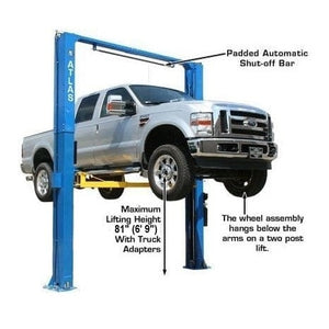 Atlas PV12PX 12,000 lb Overhead 2-Post Lift with maximum lifting height