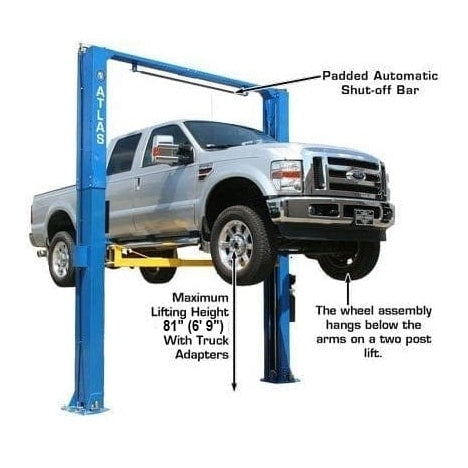 Atlas PV12PX 12,000 lb Overhead 2-Post Lift with maximum lifting height
