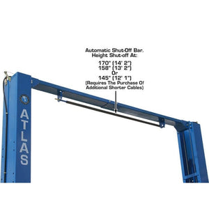 Atlas PV12PX 12,000 lb Overhead 2-Post Lift with automatic shut-off bar