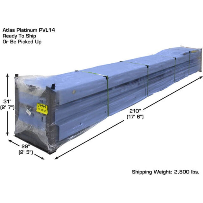 Atlas Platinum PVL14 ALI Certified 14,000 lb 4 Post Lift in a box