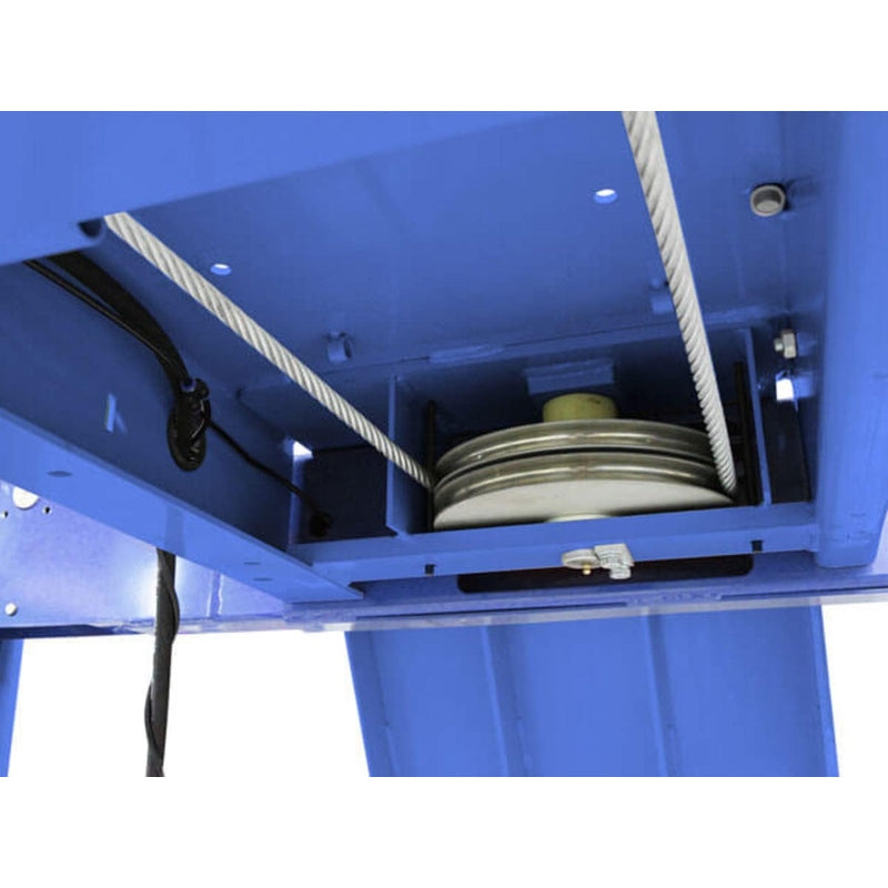 Atlas Platinum PVL14 4 Post Lift + RJ7000 Rolling Jacks ALI Certified Combo Pulley