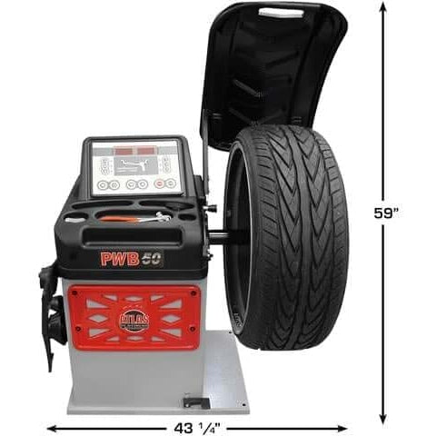 Wheel Balancing Computer Atlas Platinum PWB50 Premium 2D Computer Wheel Balancer — My Garage ...