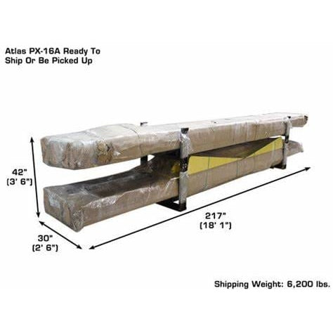 Atlas PX16A 16,000 lb Scissor Alignment Lift in a box