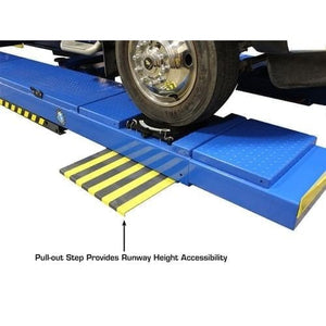 Atlas PX16A 16,000 lb Scissor Alignment Lift with pull-out step