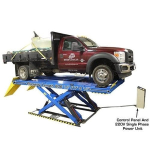 Atlas PX16A 16,000 lb Scissor Alignment Lift with truck