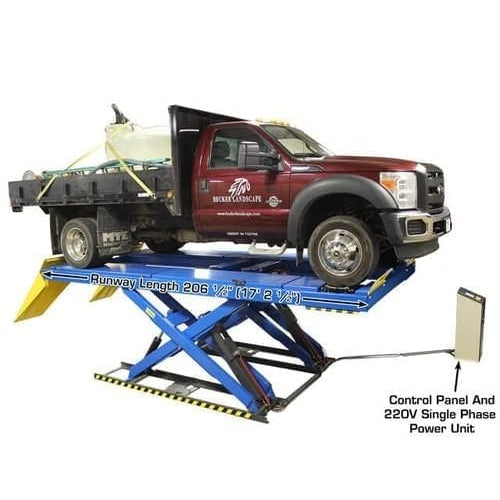 Atlas PX16A 16,000 lb Scissor Alignment Lift with truck