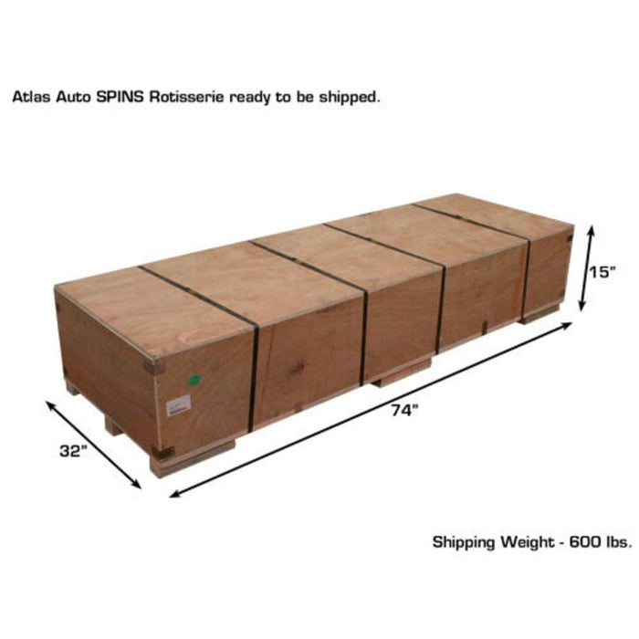 Atlas Auto SPINS (“SIMPLE POSITION IN SECONDS”) Rotisserie W/ Balance Bolt Shipment
