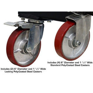 Atlas Auto SPINS (“SIMPLE POSITION IN SECONDS”) Rotisserie W/ Balance Bolt Steel Caster