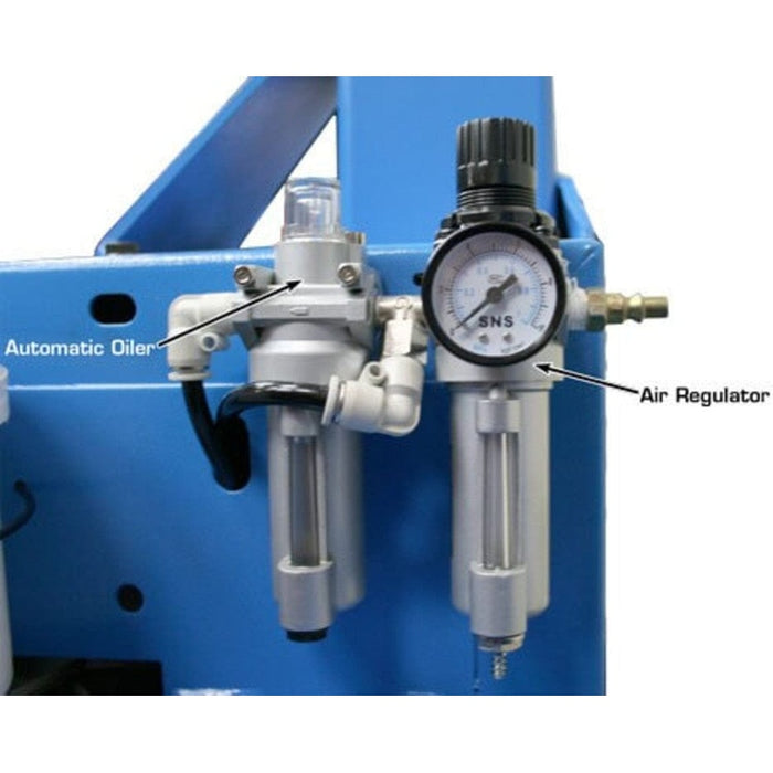 Atlas TC221 Tire Changer + WB11 Motorcycle Wheel Balancer Combo with air regulator 