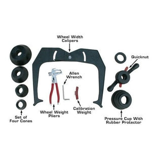 Atlas TC221 Tire Changer + WB11 Motorcycle Wheel Balancer Combo Accessories