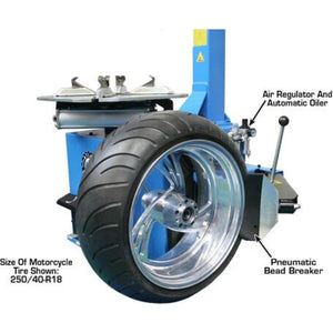 Atlas TC221 Tire Changer + WB11 Economy Wheel Balancer Combo Package with Pneumatic Bead Breaker