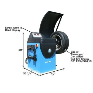 Atlas TC289 Tire Changer + WB11 Deluxe Motorcycle Wheel Balancer Combo Features