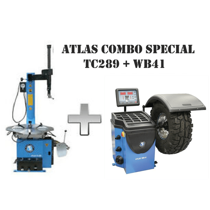 Atlas TC289 Tire Changer + WB41 Wheel Balancer Combo