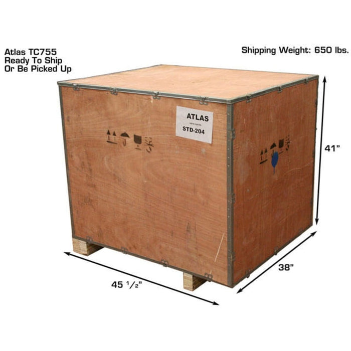 Atlas TC755EZ Tire Changer + WB49-2-PRO Wheel Balancer Combo Package in a box
