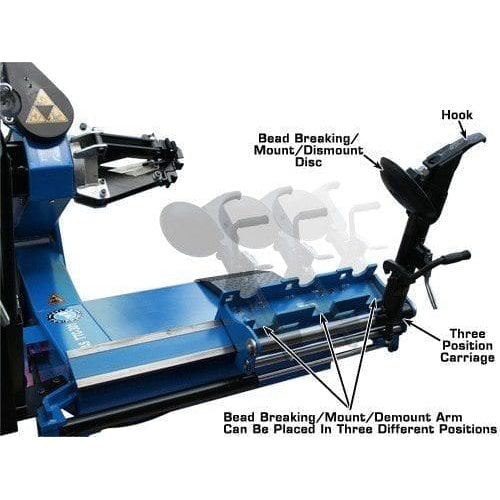 Atlas TTC301 Truck Tire Changer + WBT-210 Heavy Duty Wheel Balancer Combo with Hook
