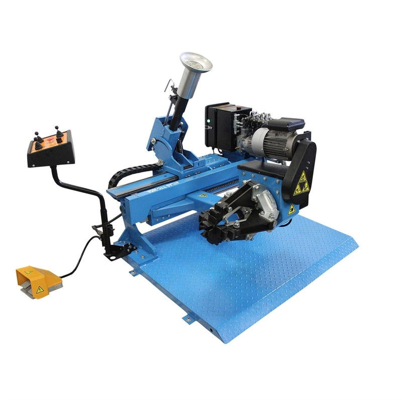 Atlas TTC305A Automated Truck Tire Changer in front view