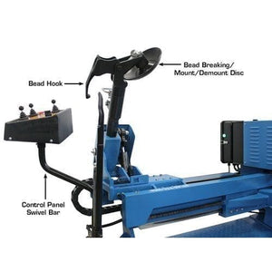 Atlas TTC305A Truck Tire Changer + WBT-210 Heavy Duty Wheel Balancer Combo with Bead Hook