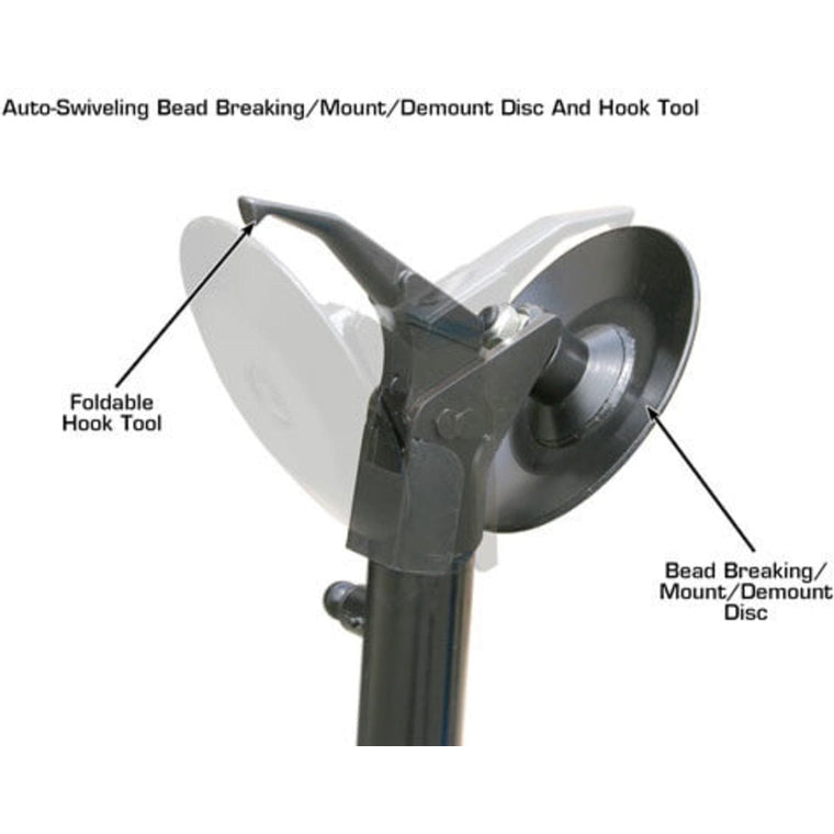 Atlas TTC306 Deluxe Automated Truck Tire Changer with bead breaking disc