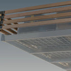 Auxx-Fence Solid Hardwood Slat Fence