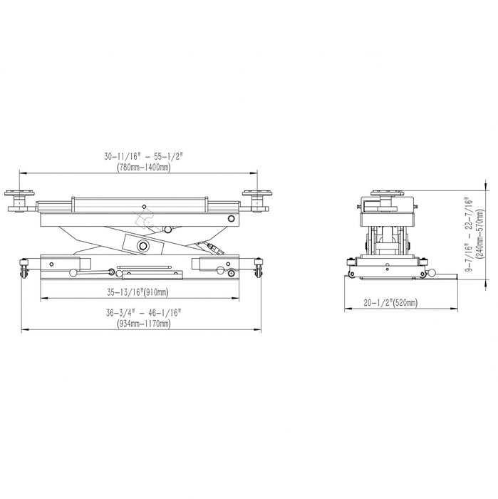 Stratus | SAE-BJ7 Rolling Bridge Jack