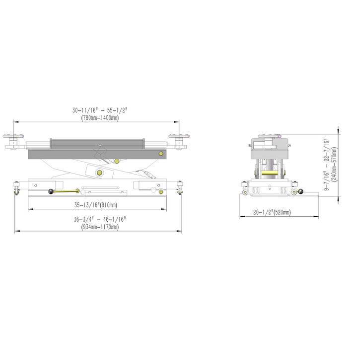 Stratus | SAE-BJ7 Rolling Bridge Jack