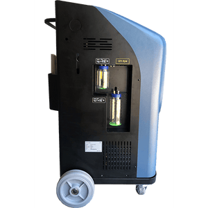 Bludee AC400 Auto Recovery Recycle Recharge Machine for r134A Refrigerant in left view