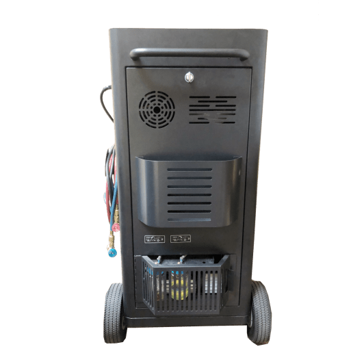 Bludee AC400 Auto Recovery Recycle Recharge Machine for r134A Refrigerant in rear view