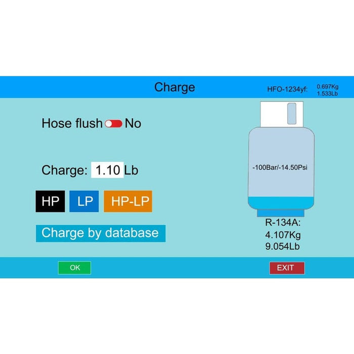 Bludee AC400D Auto Recovery Recycle Recharge Dual Machine for both R134A and R1234yf Refrigerant charge