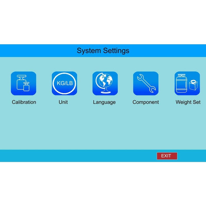 Bludee AC400D Auto Recovery Recycle Recharge Dual Machine for both R134A and R1234yf Refrigerant system settings