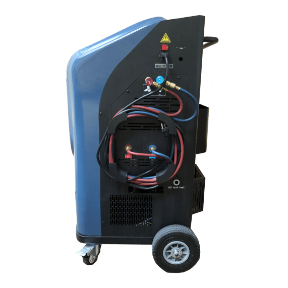 Bludee AC600 Auto Recovery Recycle Recharge Machine for 1234yf facing the left