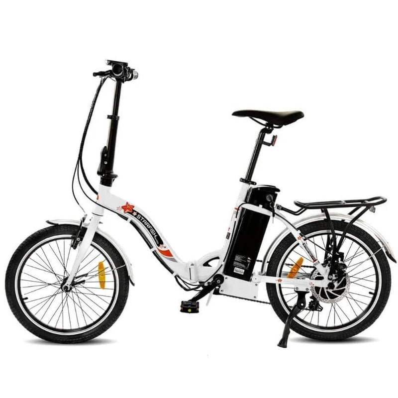 Ecotric Starfish 20inch portable and folding Electric bike -senior, C-NSTA20LED-BL
