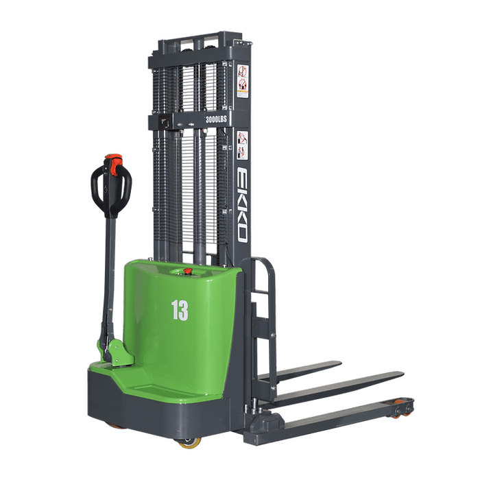 EKKO EB13C-118Li 2800 lb Lithium Straddle Stacker