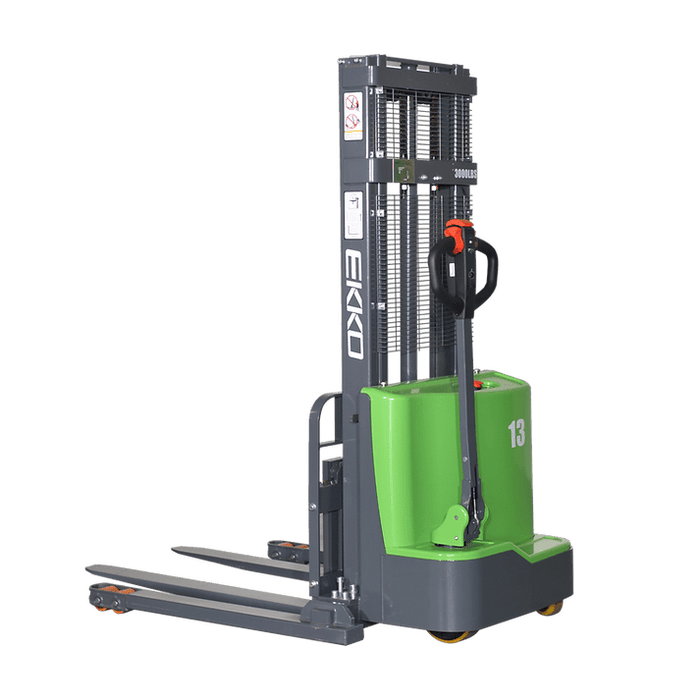 EKKO EB13C-118Li 2800 lb Lithium Straddle Stacker