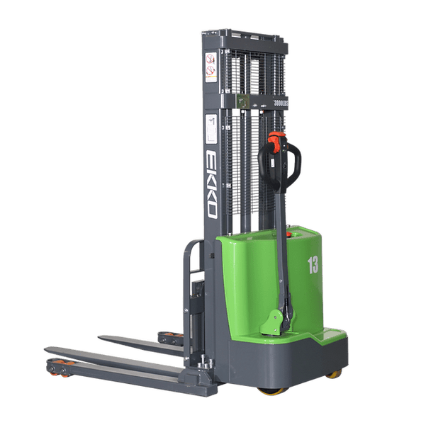 EKKO EB13C-145Li 2800 lb Lithium Straddle Stacker — My Garage Supplies