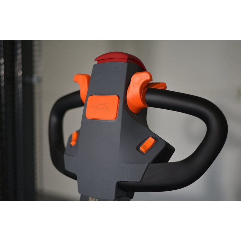 EKKO EB18C-145Li 4000 lb Lithium Straddle Stacker handle